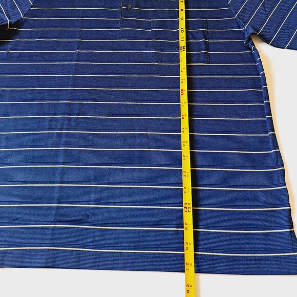 NEW Men's Montechiaro Blue Yellow Polo Shirt Size 50 / M - Picture 12 of 13